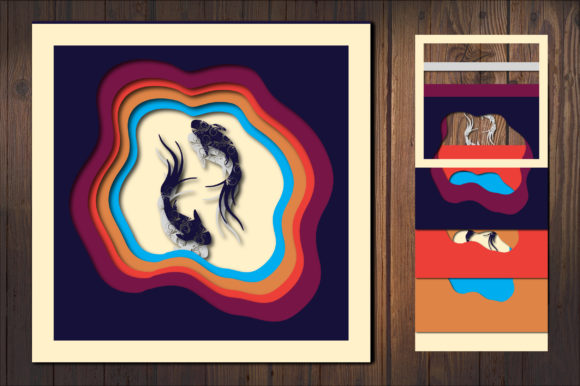 3D Koi Fish Shadow Box: A Designer's 3D SVG Review