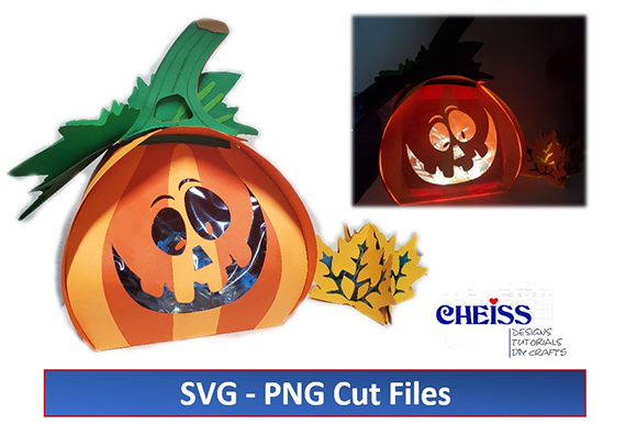 3D Pumpkin Box: A Seasonal 3D SVG for Shapes