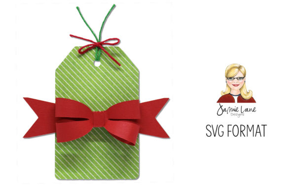 Bow Gift Tag: A 3D SVG for Shapes & Crafts