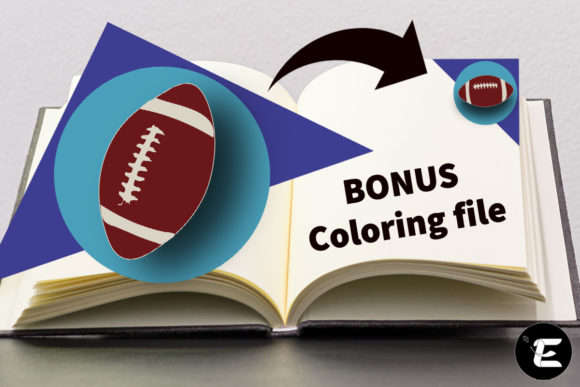 Football Bookmark: A Designer's Take on Stitch-Ready Shapes