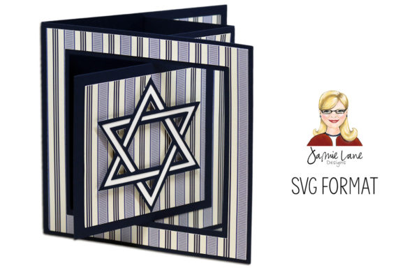 Hanukkah Window Lever Card: 3D SVG Shapes Review