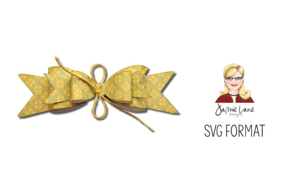 Layered Gift Bow: A 3D SVG Shapes Asset for Editors