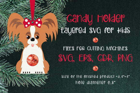 Papillon Dog Christmas Ornament SVG: A Designer's Review