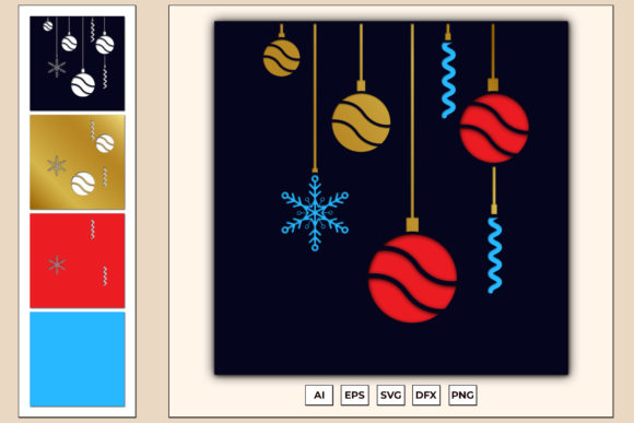 Review: 3D SVG Christmas Balls for Wall Art