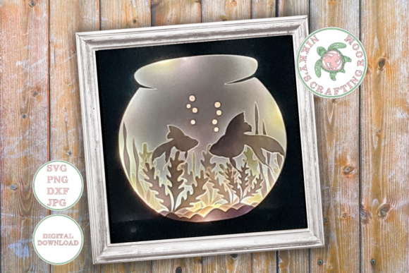 Review: Goldfish Bowl 3d Shadow Box Template for Crafters