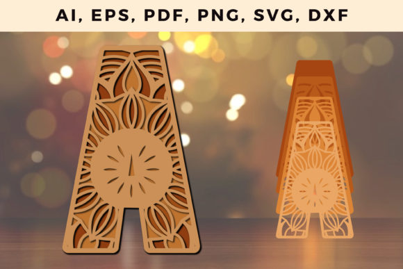 Review: Layered Alphabet K Letter 3D Mandala SVG