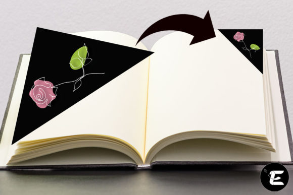 Rose Bookmark: A 3D SVG Shape for Modern Brands