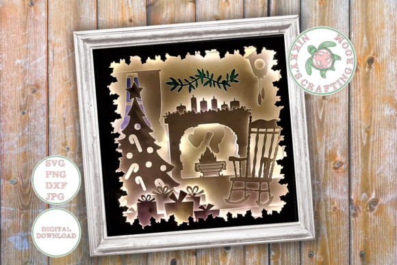 Santa 3d Shadow Box Template: A Seller's 3D SVG Review