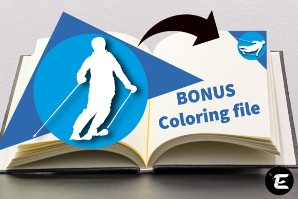 Skier Bookmark: A 3D SVG Shape for Sellers