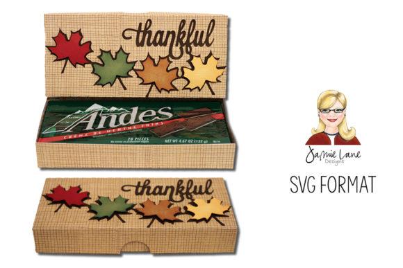 Thankful Candy Box: A 3D SVG Shape for Branding
